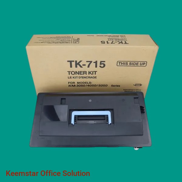 Kyocera TK715 Toner Cartridge - High Yield Black for KM-3050, KM-4050, KM-5050 Printers