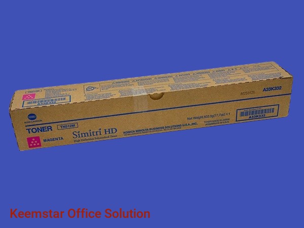 Genuine Konica Minolta TN324/512 Magenta High-Yield Toner Cartridge for Bizhub C454, C454e, C554 - Premium Quality