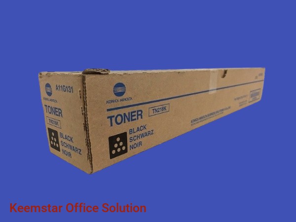 Genuine Konica Minolta TN216K Black Toner Cartridge for Bizhub C220, C280, C360 - High Yield 29,000 Pages