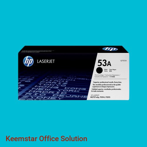Genuine HP 53A Black LaserJet Toner Cartridge (Q7553A) – High-Yield, Reliable Printing