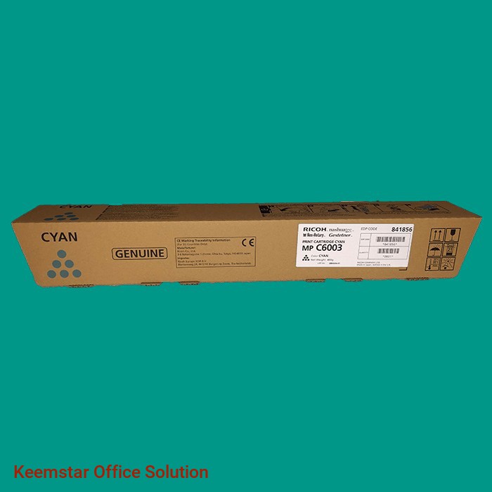 High-Yield Ricoh MP C6003 Cyan Toner Cartridge for Professional Printing - Kenyan Market