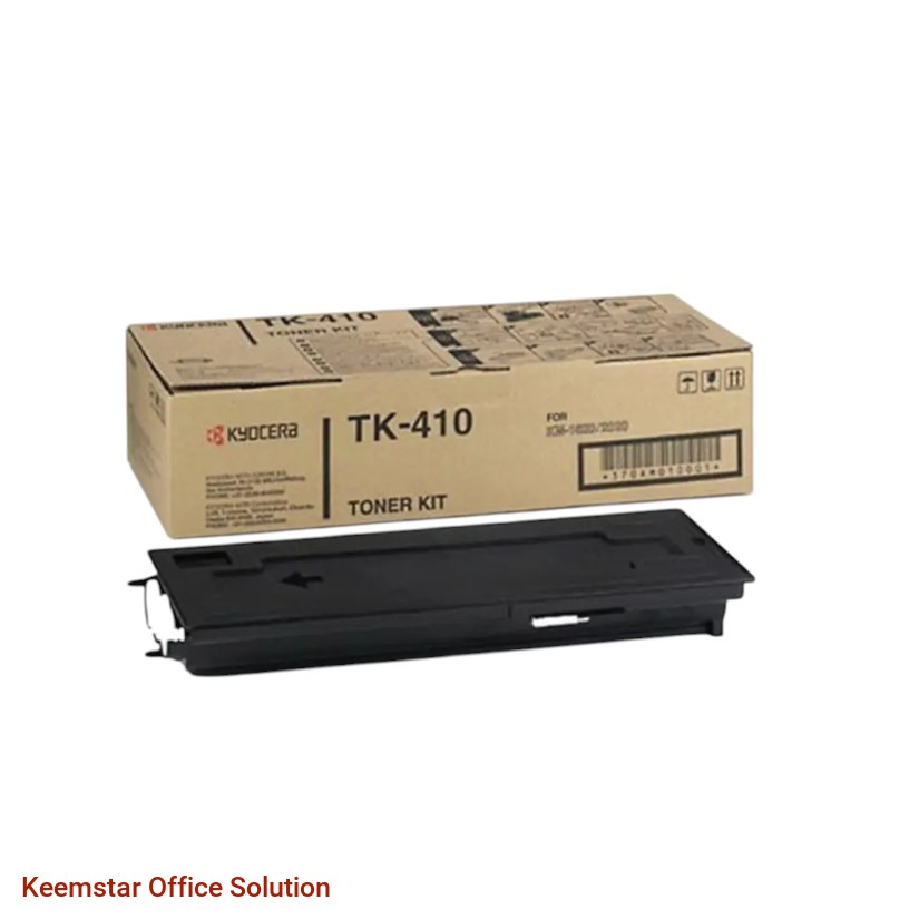 Kyocera TK410 Original Black Toner for KM2050, KM1650, KM1620, KM2035, KM2550, KM1635 - High Yield 15,000 Pages