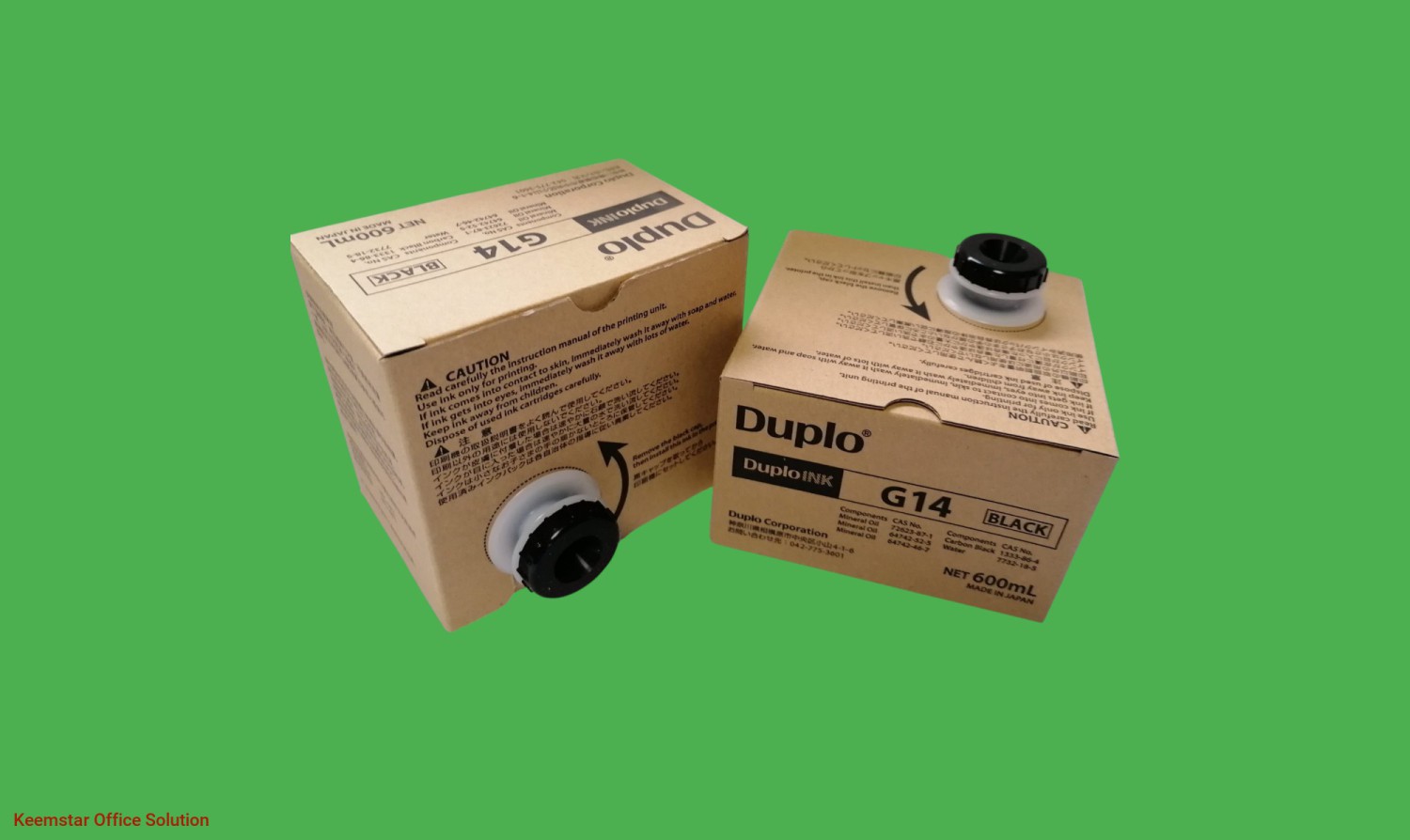 Original DUPLO Ink G14 600ml Digital Duplicator Ink - High-Yield Black Ink